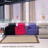 high quality genuine leather sofa, comfortable one seat sofa, good looking chesterfield sofa B48095