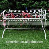 Outdoor Garden Antique Decorative Metal Benches thumbnail-3