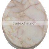 Marbleized Wood Toilet Seat Cover Black, Marbleized MDF Moulded Toilet Seat, Marbleized Wood Toilet Seat Cover thumbnail-2