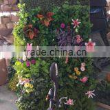 SJCH54855 Artificial Foliage and Flower Wall Hanging thumbnail-1