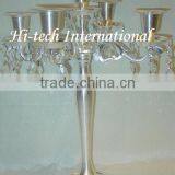 Aluminum Candelabra,Candelabra For Wedding,Candelabra With Crystal Attachment thumbnail-1