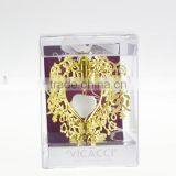 Hot Sale Metal Christmas Snowflake Hanging Ornament Stand With Porcelain Ball Pendant WS331-SS10098B thumbnail-6