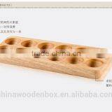 Eco-friendly High Grade Custom Wood Egg Tray thumbnail-4