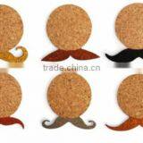 Moustache Shape Funny Home Cork Place Mat thumbnail-2