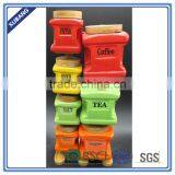 Ceramic Storage Jars Ceramic Canister With Bamboo Lid thumbnail-2