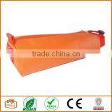 Tarpaulin Name Tag Small Pencil Case Pouch (Orange) thumbnail-2