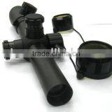 Compact 3.5-10X25E Rifle Scope Red Green Mil-Dot Reticle With Side Attached Red Laser Sight Combo thumbnail-1