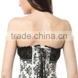 Women's Court Sexy Lace Shapewear Overbust Corset Bustier With Strapless Underwear Corset thumbnail-3