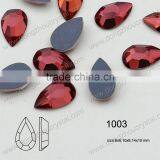 Fancy Flat Back Pear Crystal Stone for Jewelry Element thumbnail-4