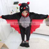 Flannel Cartoon Adult Animal Jumpsuit Animal Pajamas Jumpsuit Bat Design thumbnail-4