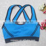 GZY 2015 New Design Sexy Girl Sport Seamless Hot Sexy Xxxx Sports Bra thumbnail-3