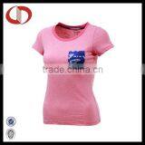 Short Sleeve Women t Shirt With Poctet