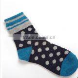 Elite Wholesale Colorful Polka Dots Cute Girls Short Wool Sock thumbnail-1