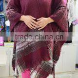 Fashion Large Lady Hot Cashmere Plaid Checked Pashmina Shawl thumbnail-3