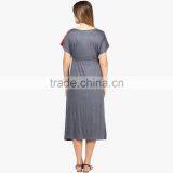 100% Cotton Maternity Clothes Wear Dresses Wholesale for Pregant Women thumbnail-2