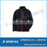 OEM Women's Black Polar Fleece Jacket for Women MZ0052 thumbnail-1