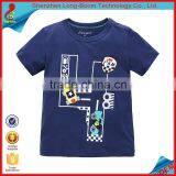 50LF# O-neck Short Sleeve Soft Cotton Short Sleeve T-shirts Polo Shirts Baby Clothes thumbnail-5