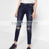Runwaylover 5296 Hot Sale Ladies Sexy Ripped Sexy Jeans thumbnail-3
