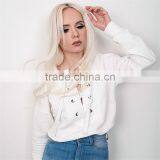 Runwaylover 079 Hot Sale 2017 Ladies Fashion Hoodie With Tie thumbnail-1
