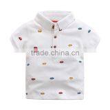 Wholesales Summer Kids Boys Casual Printing Polo T-shirt thumbnail-5