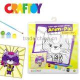 OEM Kids Project Color Your Animal Pal Artist Canvas Supper Kitty thumbnail-3