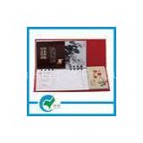 Desktop Calendar with Notepad and 250gsm C2S Art Paper Sheets, Custom Calendars Printing
