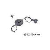 Black Power Extension Cord Foot Switch , Button Foot Tap Switch