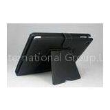 Landscape Removable Leather Ipad 2 Protective Cases Bluetooth Keyboard Covers With Speaker