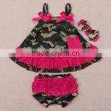 Baby Girl Infant 3pcs Clothing Sets Suit Princess Romper Dress/Jumpersuit Baby Party Birthday Costumes thumbnail-4