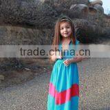 Mommy and me Maxi Dresses Women Long Dresses Cotton Stripes Maxi Dress thumbnail-3