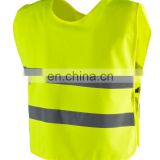 2016 fluorescent children yellow safety vest