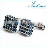 New Elegant Luxury Diamond Cufflinks Wholesale thumbnail-1
