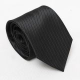 Summer Adjustable Silk Woven Neckties Mens Suit Accessories Silver