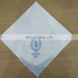 2012 fashion 100% cotton ladies customized handkerchiefs