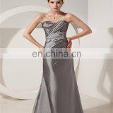 High Quality Grey Sweetheart Sleeveless Evening Gowns Floor Length Embroideried Ruched Mother Of The Bride Dress thumbnail-1