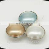 High Quality Fashionable Brass Back With Resin Pearl Sewing Button for Garment