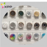 Fashion Polyester High-Grade Shirt Button Plastic