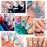 Summer nail decals stickers, more than 1000 pieces of adhesive head DIY nail art design templates