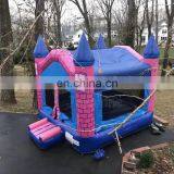 Pink and Purple Trampoline Bounce House Cheap Child Jump Inflatable Bouncer thumbnail-6