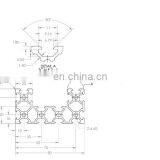 c Shape 4080 v Slot Beam Aluminum Extrusion V-slot Linear Rail thumbnail-5