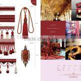 Margaret Style--Pomegranate Red,curtain Tassel Fringe,wholesale Tassels,tassel and Fringe thumbnail-1