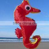 Beautiful Advertising Inflatable Red Sea Horse Kite With Custom Logo for Sale thumbnail-1