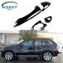 Car Door Handle Passenger Outside Rear Left Side Bright Black For BMW X5 2000-2006 Auto Car Accessories Interior#51218257737 thumbnail-1
