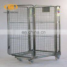 Factory direct sale durable galvanized logistic rolling hand trolley cart