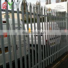 W Profile Wrought Iron Palisade Fencing Gate Factory thumbnail-4