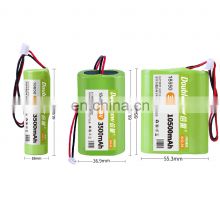 Factory price li ion ICR18650 battery 2P 2S 3P 2000mAh-10500mAh 7.4V 3.7v 18650 battery with wire