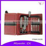 Metal Plated 9pcs Manicure Set