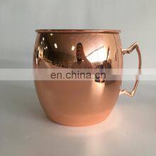 New Arrival Russian Stainless Steel Copper Plated Moscow Mule Mugs Cups thumbnail-3