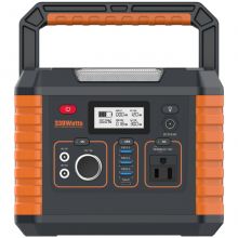 300W <b>portable power station</b> battery generator  solar battery pack