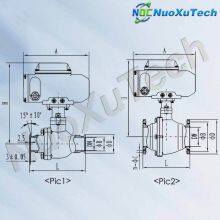 NuoXuTech серия GUD - A электрический вакуумно - давление шаровой кран thumbnail-2